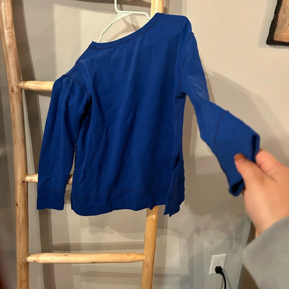 Polo by Ralph Lauren Blue Long Sleeve Sweatshirt - Picture 3 of 3